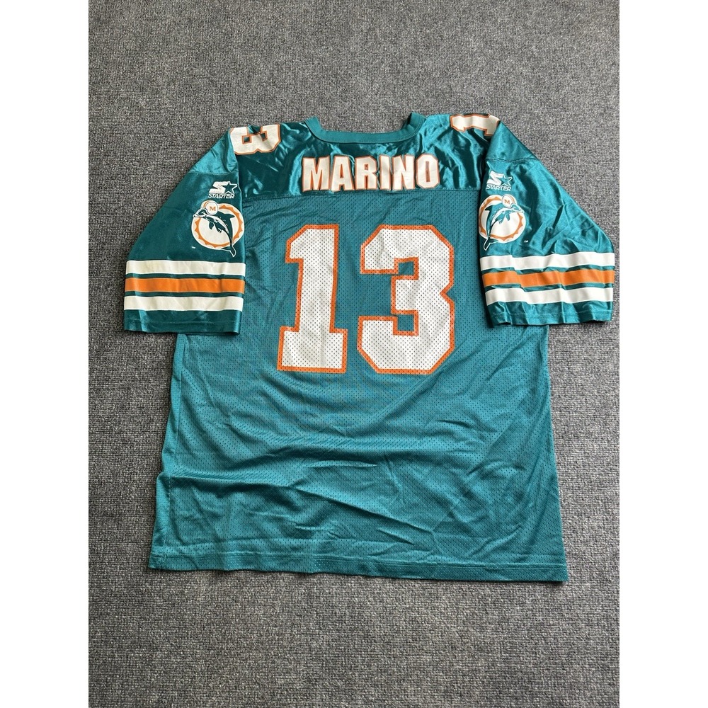 Men's 1995 Starter Miami Dolphins Dan Marino #13 NFL Jersey, Size 2XL